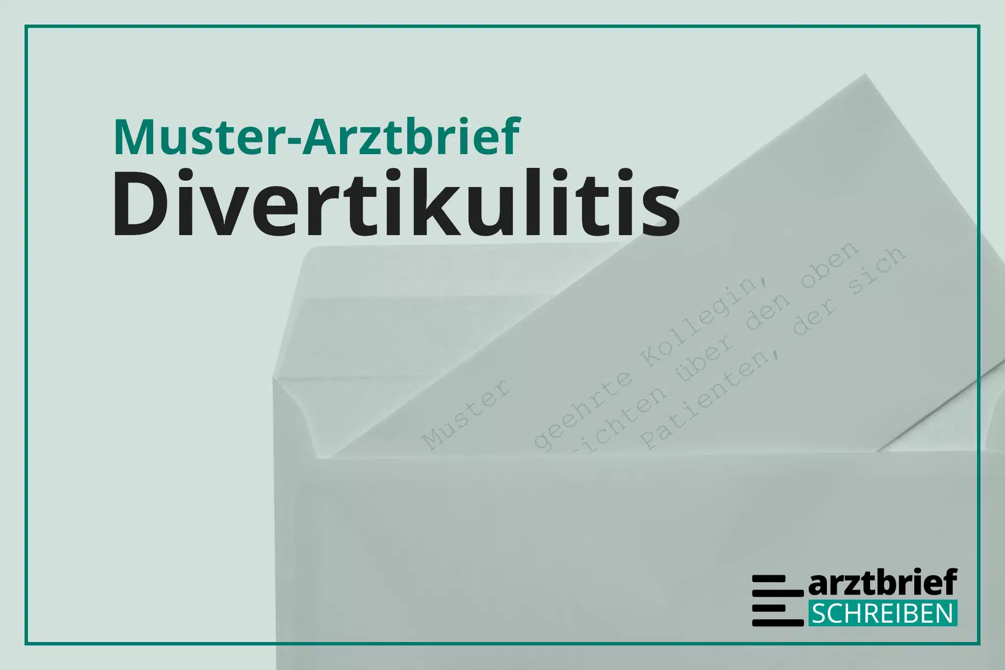 Mehr über den Artikel erfahren Muster-Arztbrief Innere Medizin: Divertikulitis (mit PDF-Download)